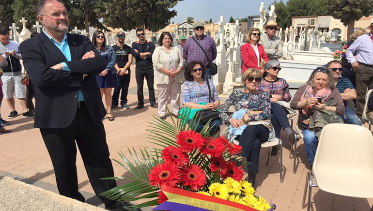 Homenaje a las víctimas del franquismo que murieron por la Libertad